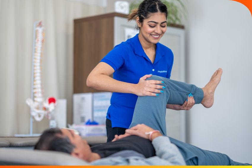 Orthopedic rehabilitation exercises for injury recovery and mobility restoration at SAI Healthcare, Patna