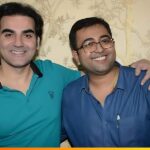 Dr. Rajeev Singh with Bollywood actor Arbaaz Khan at Sai Healthcare Wellness Center